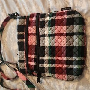 Vera Bradley crossbody bag, plaid.
